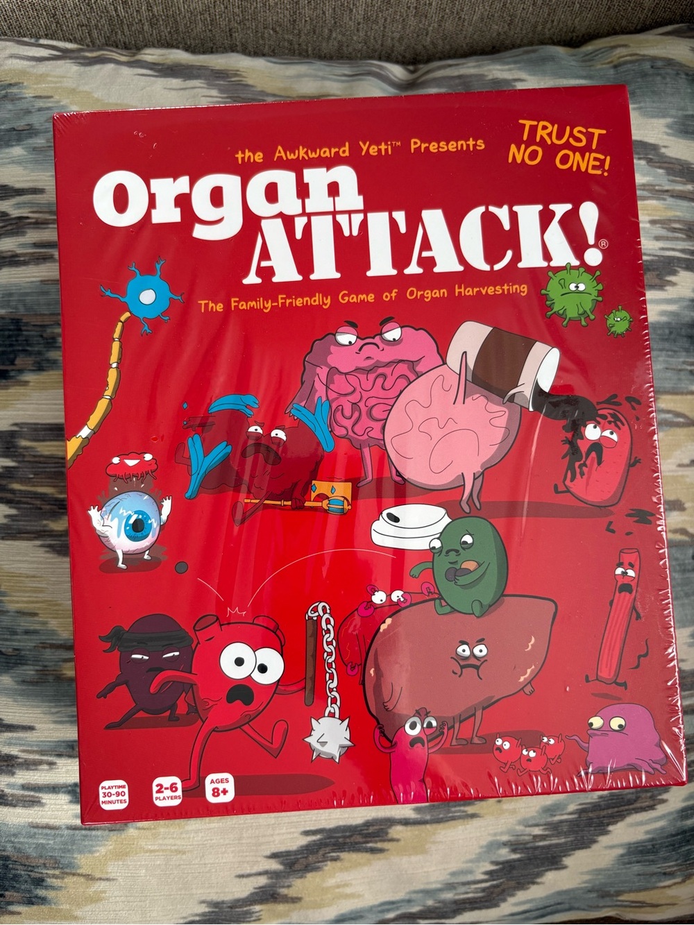 Organ ATTACK! Family Board Game